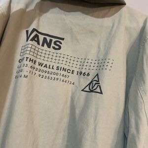 Vans Beige Parka with Black Graphic